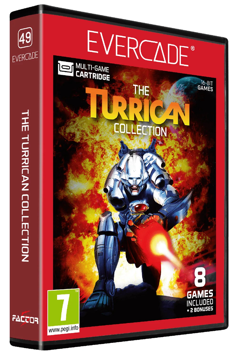 Evercade The Turrican Collection, Cartridge 49 - Brand New